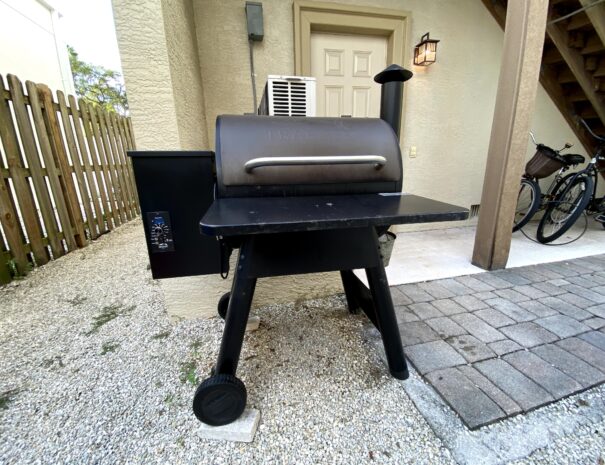 Say hello to Lil' Tex.  Traeger wood pellet grill with digital controls.
